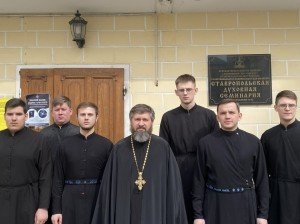 Руководитель казачьего отдела встретился со студентами духовной семинарии